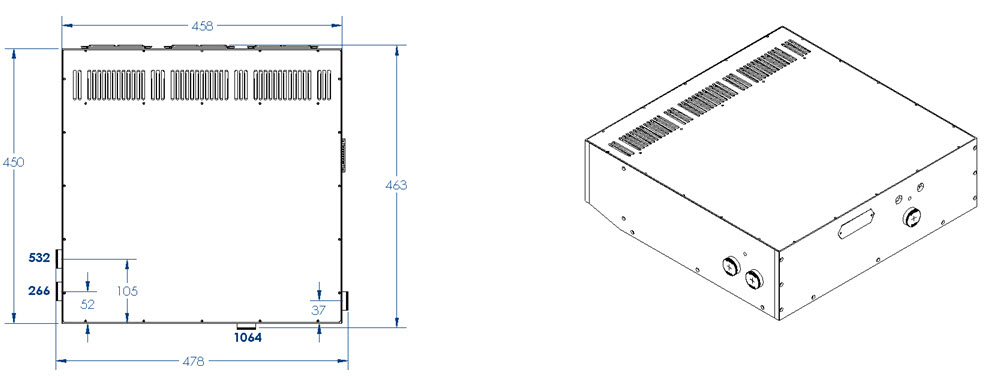 Compiler HPRR laser dimensions